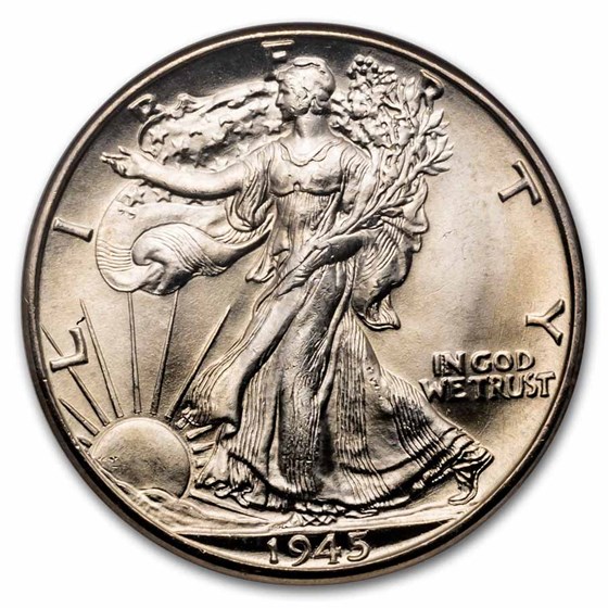 1945 Walking Liberty Half Dollar MS-66 NGC 1945 Walking Liberty Half Dollar MS-66 NGC