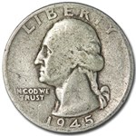 1945 Washington Quarter Good/XF