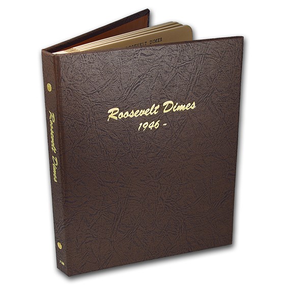 1946-1964 Roosevelt Dime Set (48 Coins, Dansco Album) BU 1946-1964 Roosevelt Dime Set (48 Coins, Dansco Album) BU