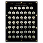 1946-1964 Roosevelt Dime Set BU (48 Coins, Capital Plastic)