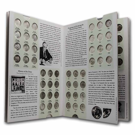 Buy 1946 2013 Roosevelt Dime Set 143 Coins Cornerstone Coin Album buy-1946-2013-roosevelt-dime-set-143-coins-cornerstone-coin-album