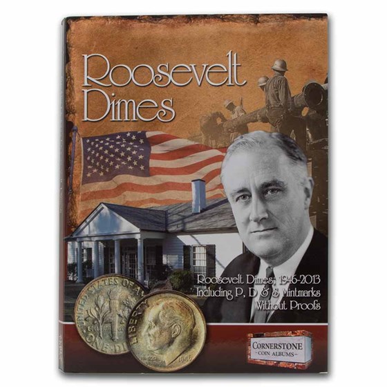 Buy 1946 2013 Roosevelt Dime Set 143 Coins Cornerstone Coin Album buy-1946-2013-roosevelt-dime-set-143-coins-cornerstone-coin-album