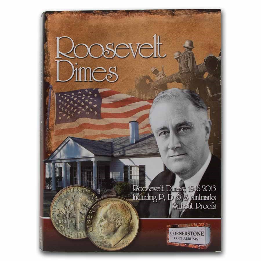 Buy 1946 2013 Roosevelt Dime Set 143 Coins Cornerstone Coin Album buy-1946-2013-roosevelt-dime-set-143-coins-cornerstone-coin-album