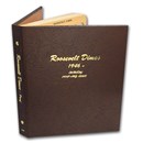 1946-2015 Roosevelt Dime Set (221 coins, Dansco Album)