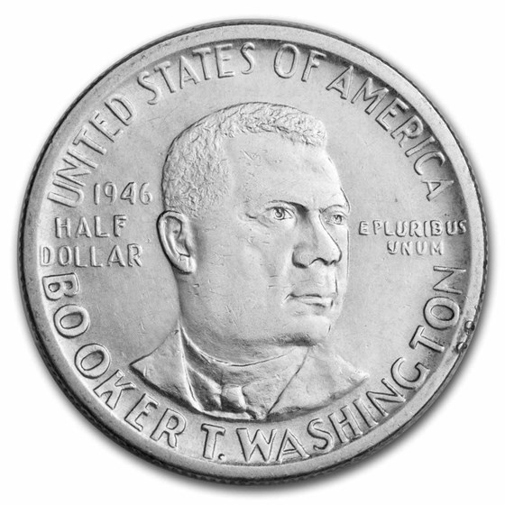 1946-51 Booker T. Washington Half Dollar Commem XF