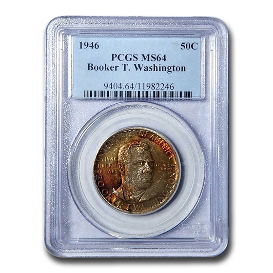 1946 Booker T. Washington Half MS-64 PCGS 1946 Booker T. Washington Half MS-64 PCGS