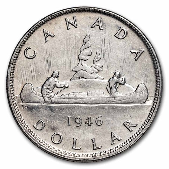 1946 Canada Silver Dollar George VI XF 1946 Canada Silver Dollar George VI XF
