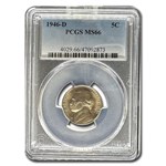 1946-D Jefferson Nickel MS-66 PCGS