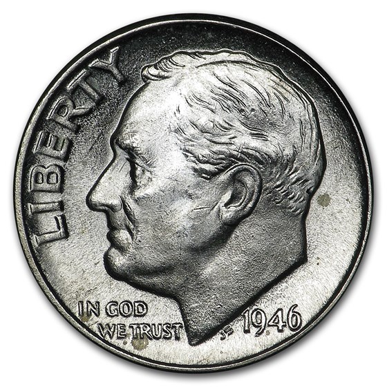 1946-D Roosevelt Dime BU 1946-D Roosevelt Dime BU