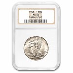 1946-D Walking Liberty Half Dollar MS-65 NGC