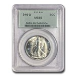 1946-D Walking Liberty Half Dollar MS-65 PCGS (OGH)