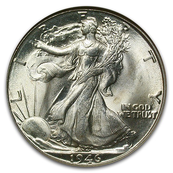 1946-D Walking Liberty Half Dollar MS-66 NGC