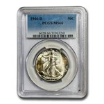 1946-D Walking Liberty Half Dollar MS-66 PCGS