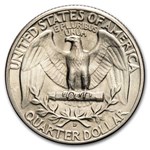 1946-D Washington Quarter 40-Coin Roll BU