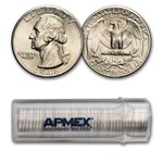 1946-D Washington Quarter 40-Coin Roll BU