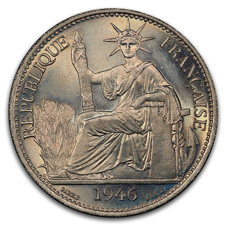 1946 France Indo-China Essai 50 Cents MS-67 PCGS