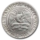 1946 Iowa Centennial Commemorative Half Dollar AU