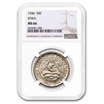 1946 Iowa Centennial Half Dollar MS-66 NGC