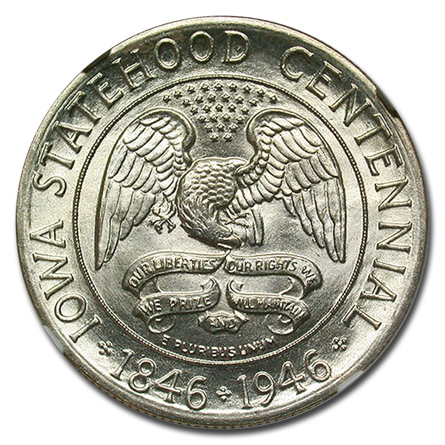 1946 Iowa Centennial Half Dollar MS-67+ NGC