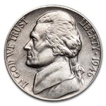 1946 Jefferson Nickel 40-Coin Roll Avg Circ