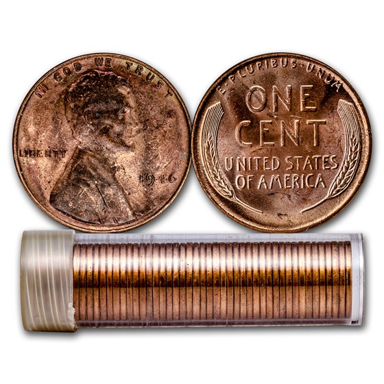 1946 Lincoln Cent 50-Coin Roll BU 1946 Lincoln Cent 50-Coin Roll BU
