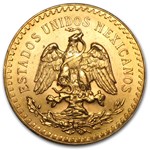 1946 Mexico Gold 50 Pesos AU