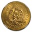 1946 Mexico Gold 50 Pesos MS-64 NGC