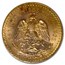 1946 Mexico Gold 50 Pesos MS-64 PCGS