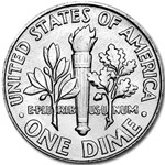 1946 Roosevelt Dime BU