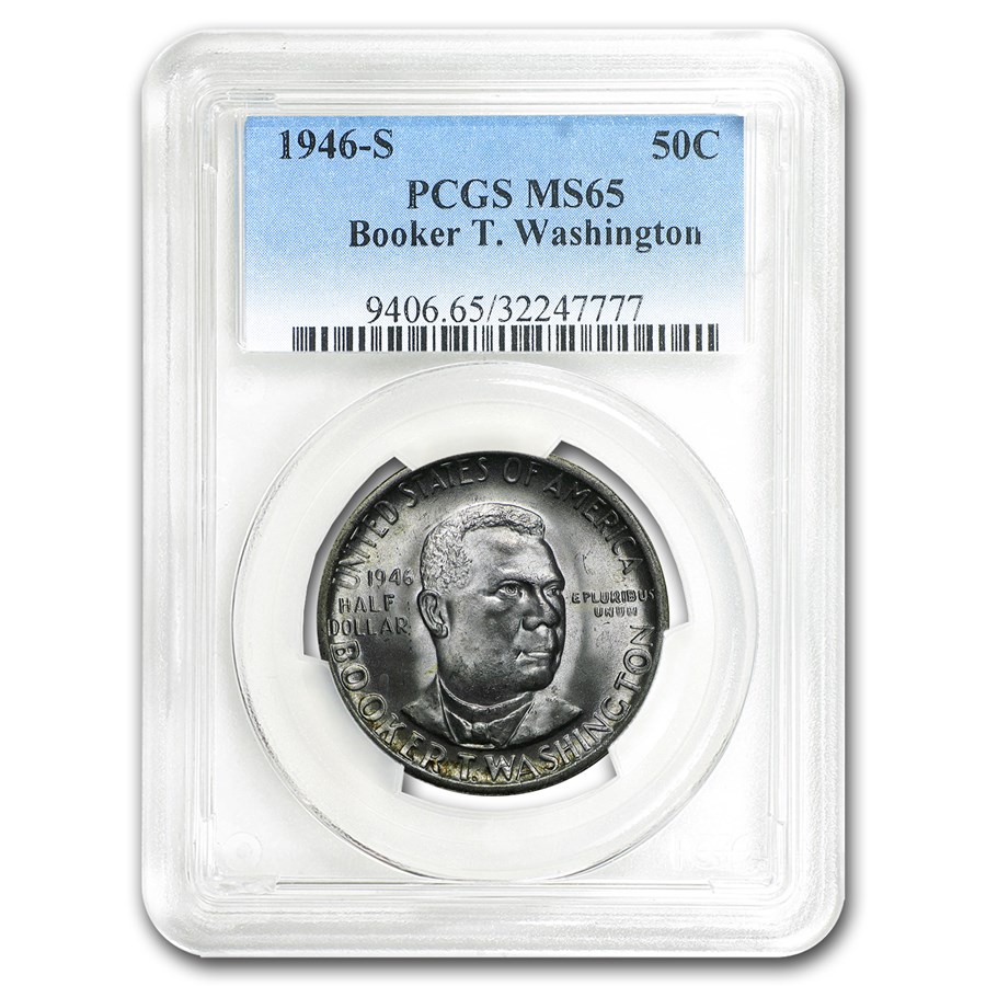 1946-S Booker T. Washington Half MS-65 PCGS