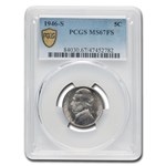 1946-S Jefferson Nickel MS-67 PCGS (FS)