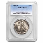 1946-S Walking Liberty Half Dollar MS-65 PCGS