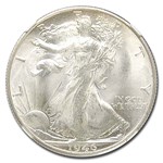1946-S Walking Liberty Half Dollar MS-66+ NGC