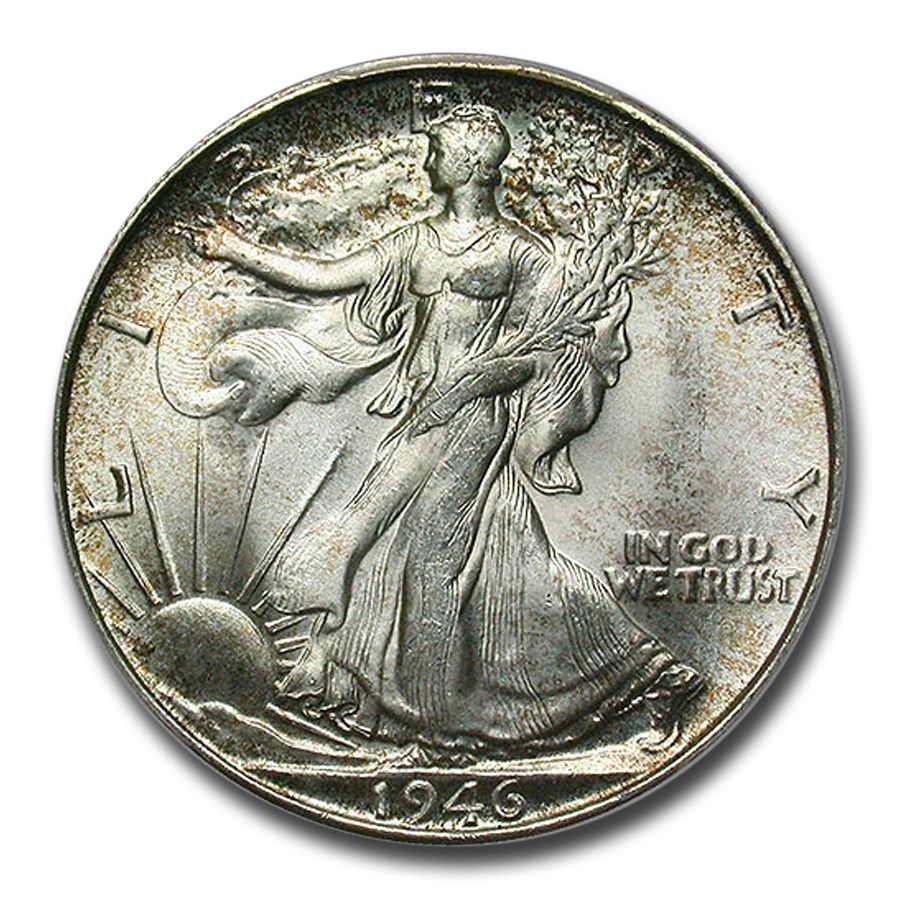 1946-S Walking Liberty Half Dollar MS-66 PCGS