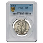 1946-S Walking Liberty Half Dollar MS-67 PCGS