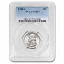 1946-S Washington Quarter MS-67 PCGS