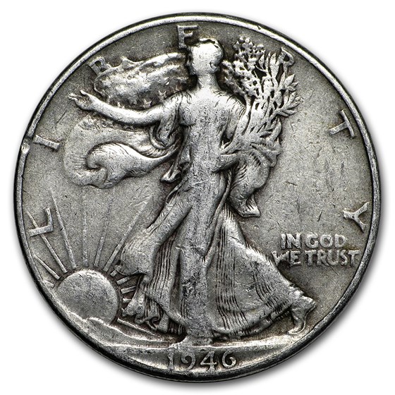 1946 Walking Liberty Half Dollar Fine/VF