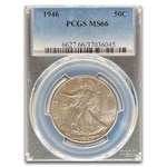 1946 Walking Liberty Half Dollar MS-66 PCGS