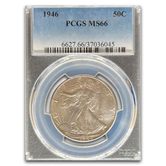 1946 Walking Liberty Half Dollar MS-66 PCGS