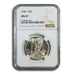 1946 Walking Liberty Half Dollar MS-67 NGC