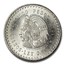 1947-1948 Mexico Silver 5 Pesos Cuauhtemoc BU