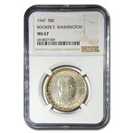 1947 Booker T. Washington Half Dollar MS-67 NGC