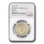 1947 Booker T. Washington Half Dollar MS-67+ NGC