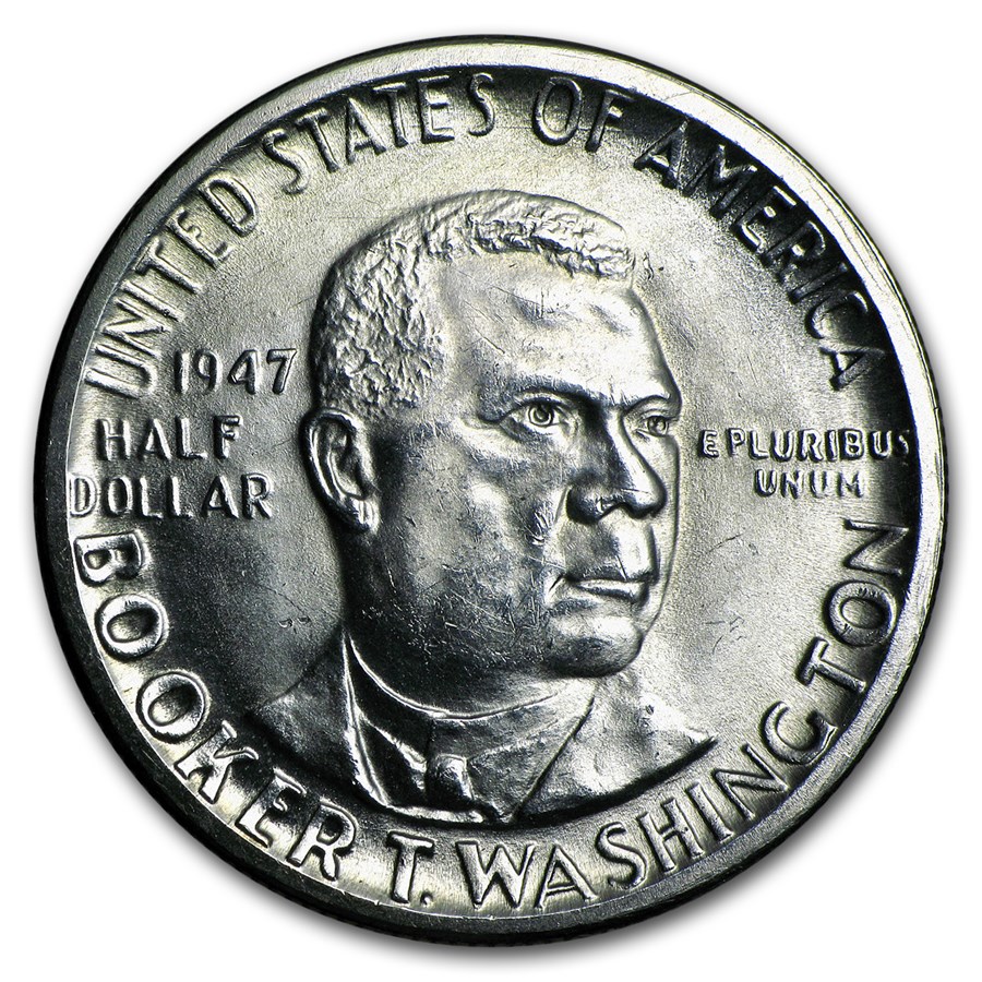 Buy 1947 Booker T. Washington P, D & S 3-coin Half Set BU | APMEX