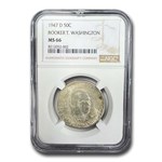 1947-D Booker T. Washington Half Dollar MS-66 NGC