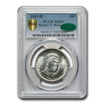 1947-D Booker T. Washington Half Dollar MS-67 PCGS CAC