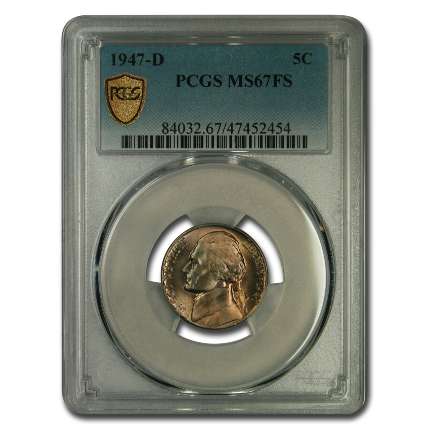 Buy 1947-D Jefferson Nickel MS-67 PCGS (FS) | APMEX