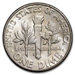 1947-D Roosevelt Dime 50-Coin Roll BU