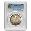 1947-D Walking Liberty Half Dollar MS-67 PCGS (Toned)