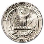 1947-D Washington Quarter 40-Coin Roll BU